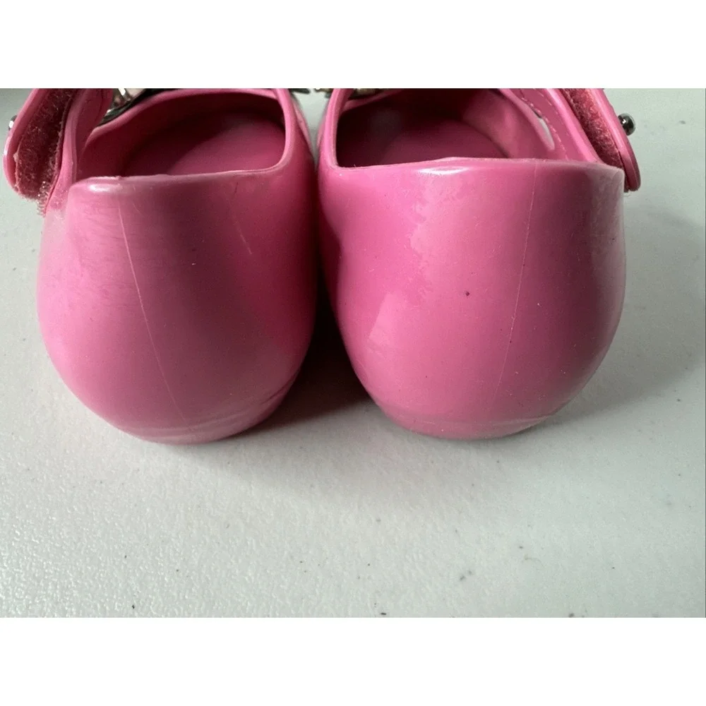 Mini Melissa Ultragirl Garden Pink Jelly Mary Jane Flower Ladybug Shoes
